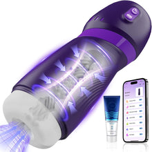 Load image into Gallery viewer, An ultra-realistic vaginal masturbator featuring 9 vibration and suction modes, delivering a 3D tactile sensation.