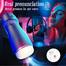 Load image into Gallery viewer, An ultra-realistic vaginal masturbator featuring 9 vibration and suction modes, delivering a 3D tactile sensation.