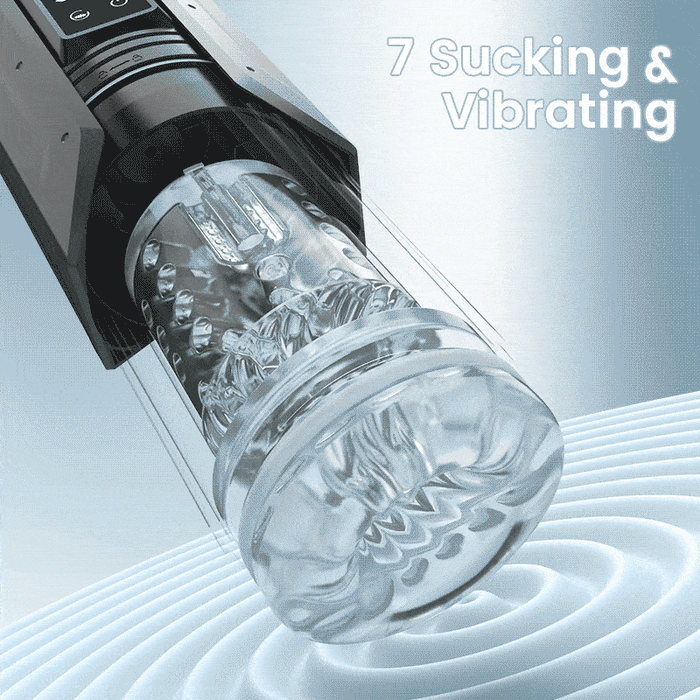 King -Powerful Suction 360° Deep Tight Wrapping Easy to Clean Masturbator