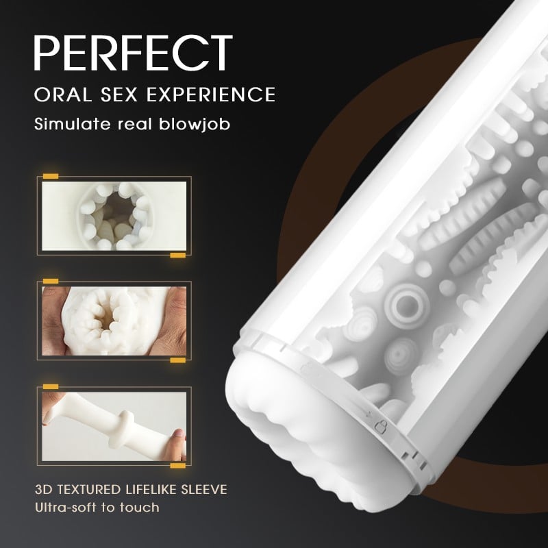 Wearable 7 Thrusting & Vibrating Heating Vocable Multifunctional Masturbator