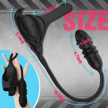 Load image into Gallery viewer, Asher Thrusting Prostate Massager Vibrating Penis Vibrator Couple Play Anal Toys
