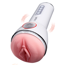 Load image into Gallery viewer, Leten - Squeezing Sucking Sex Toy Vegina Pocket Pussy Vibrating Penis Massager Male Masturbator