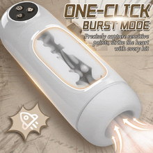 Load image into Gallery viewer, Baymax 10 Suction Vibrations One-button Activation APP-controlled Multi-point Massage Male Masturbator