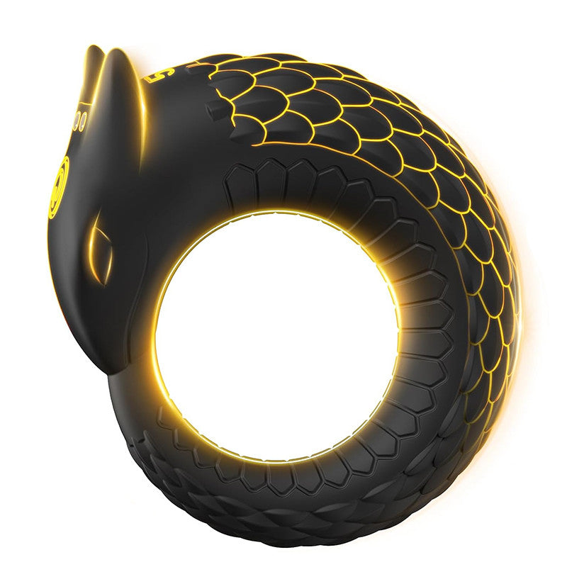 Dragon Thunder – 10 Vibration Cock Ring Long Lasting Silicone Toy