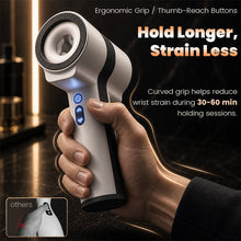 Load image into Gallery viewer, Raiden – Ergonomic Male Masturbator Non-Slip Arc Handle for Fatigue-Free Grip Durable Telescopic Rotation Motor