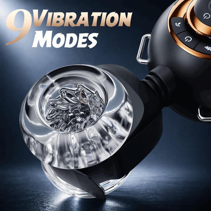 Hazel - Wearable Male Masturbator 3-in-1 9 Thrusting Rotating Vibrating Sex Toy for Men Stroker