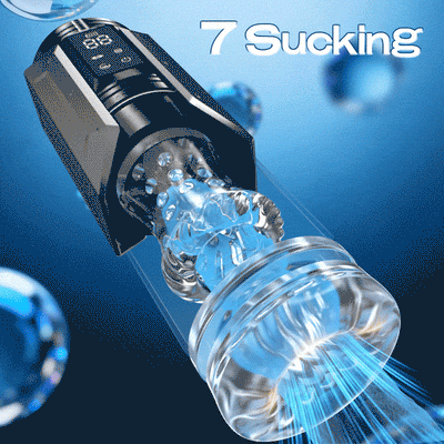 King -Powerful Suction 360° Deep Tight Wrapping Easy to Clean Masturbator