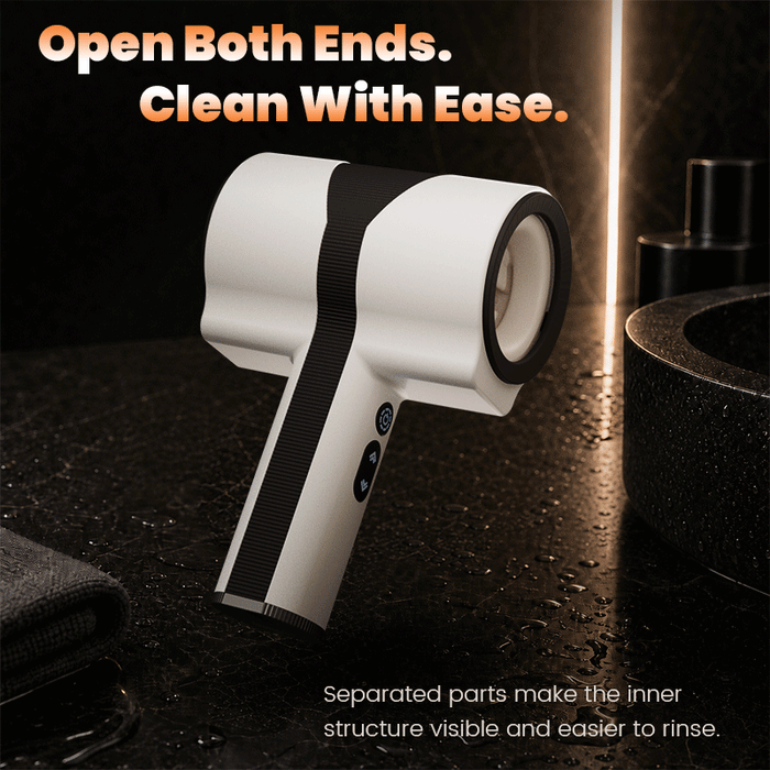 Raiden – Ergonomic Male Masturbator Non-Slip Arc Handle for Fatigue-Free Grip Durable Telescopic Rotation Motor