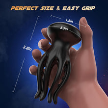 Load image into Gallery viewer, Tentacle Shaped Penis Vibrator - 10 Vibrating 360° Wrapping for Glans Clit Nipple Stimulation