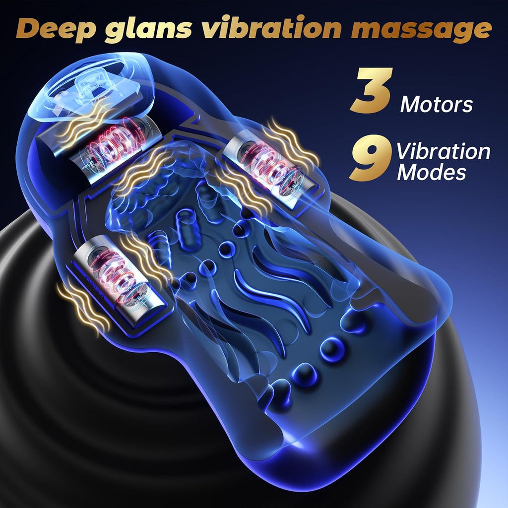6-In-1 AI Interactive  Male Masturbator Penis Trainer