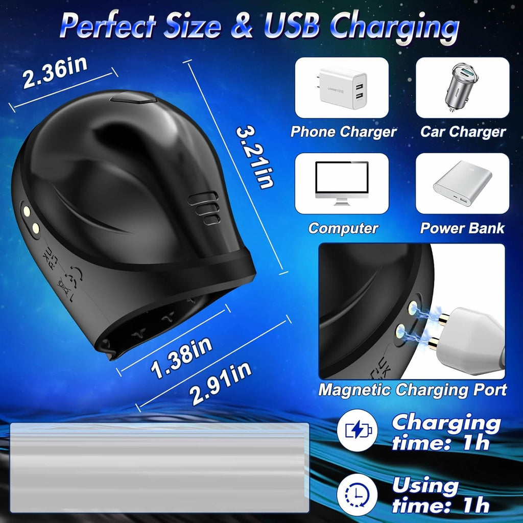 360° Wrapping Penis Stroker with LCD APP Control 10 Vibrating Modes
