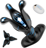 9 Tension Shock Flapping Prostate Massager Thrusting Vibrating Butt Plug