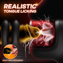 Load image into Gallery viewer, 4 IN 1 Male Masturbator 9X Rotating 360° Licking Clamping Glans Vibrator
