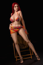 Load image into Gallery viewer, US Stock - Camila Silicone Head Sex Doll TPE Body Adult Love Doll Red Hair BBW Love Doll