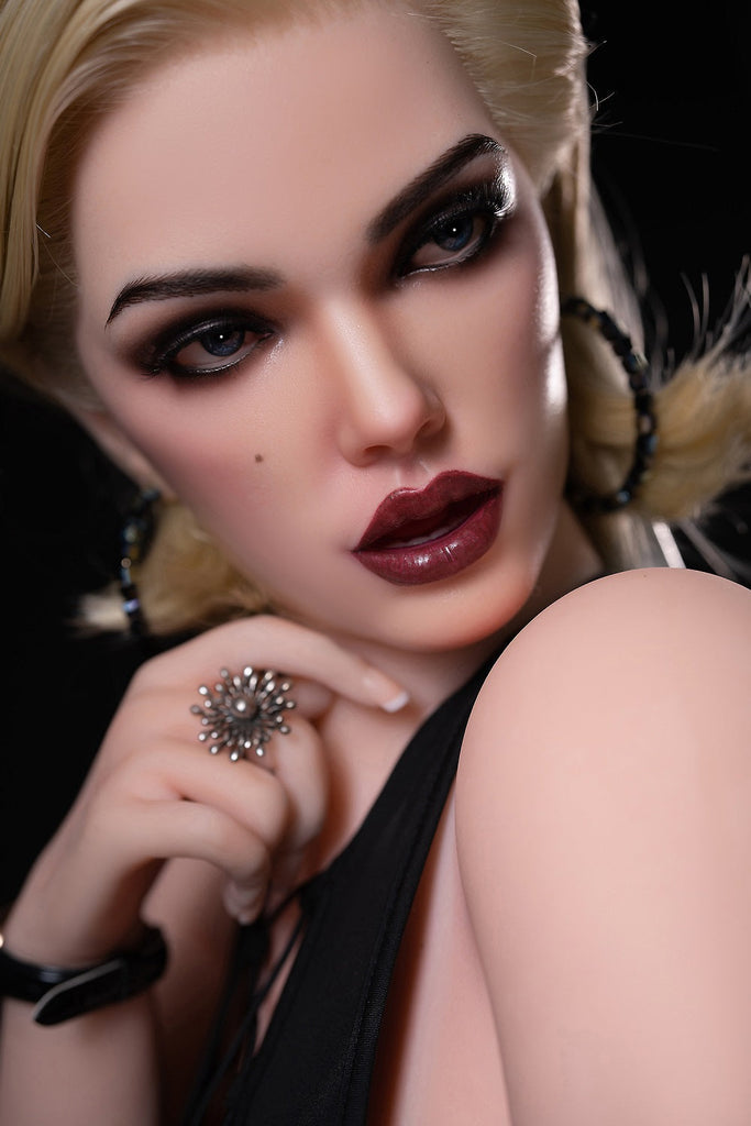 US Stock - Carla 170cm M14 Silicone ROS Head Sex Doll TPE Body Oral Sex Medium Boobs Movable Jaw Adult Love Doll
