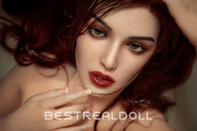 Load image into Gallery viewer, US Stock - RIDMII Gracy Unique Design 166cm Silicone Head Sex Doll TPE Body Red Hair Small Breasts Adult Love Doll