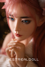 Load image into Gallery viewer, US Stock - Lisa 160cm #310 Pink Hair Realistic Sex Doll Silicone Head TPE Body Big Boobs Adult Love Doll
