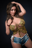 US Stock - RIDMII Ashalee Unique Design 162cm Silicone ROS Head BBW Sex Doll TPE Body Movable Jaw Adult Love Doll