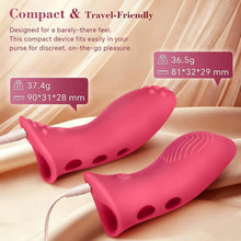 Load image into Gallery viewer, 2Pcs Flexible Clit Stimulator &amp; G-spot Finger Vibe