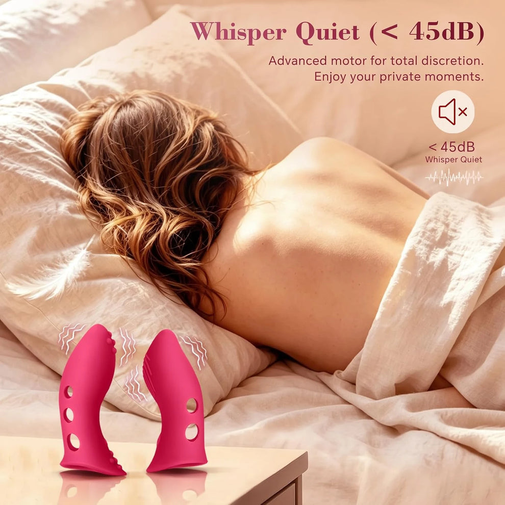 2Pcs Flexible Clit Stimulator & G-spot Finger Vibe