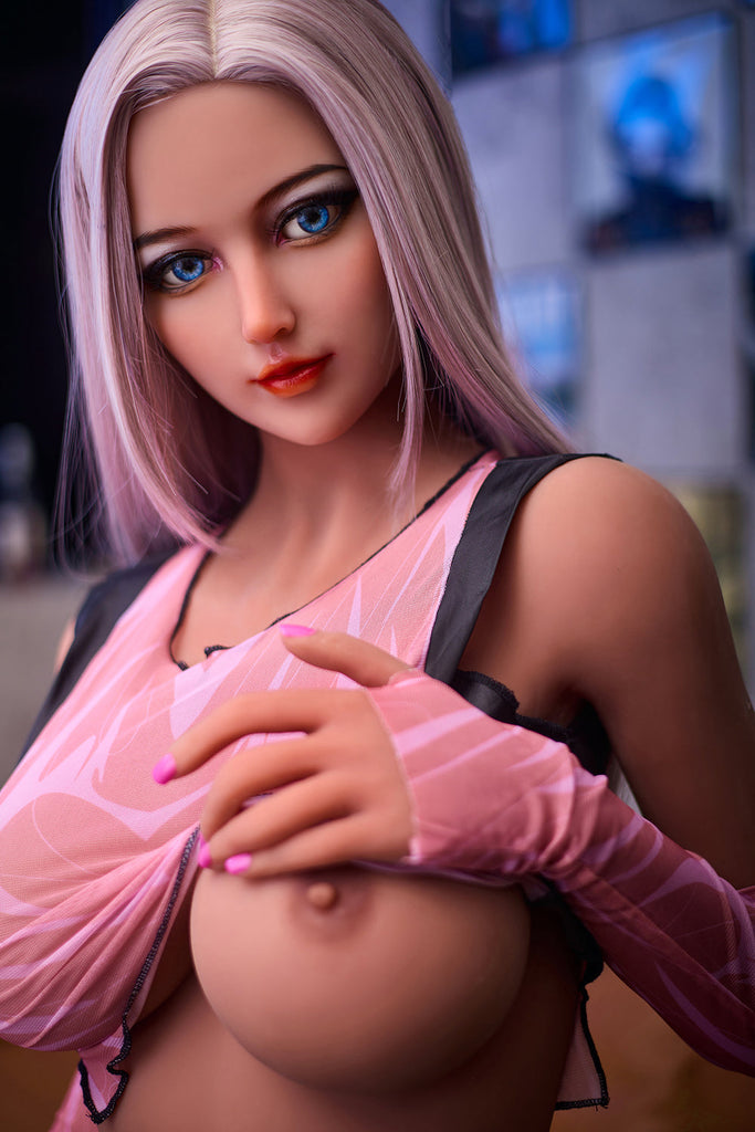 US Stock - Azura 165F #164 Head Tanned Skin TPE Sex Doll Realistic Big Boobs Adult Love Doll