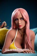 Load image into Gallery viewer, US Stock - Viola 167cm #267 Realistic Jelly Breasts BBW Sex Doll Pink Hair TPE Adult Love Doll