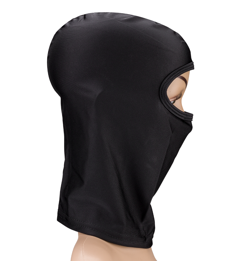 BDSM hood with large eye opening