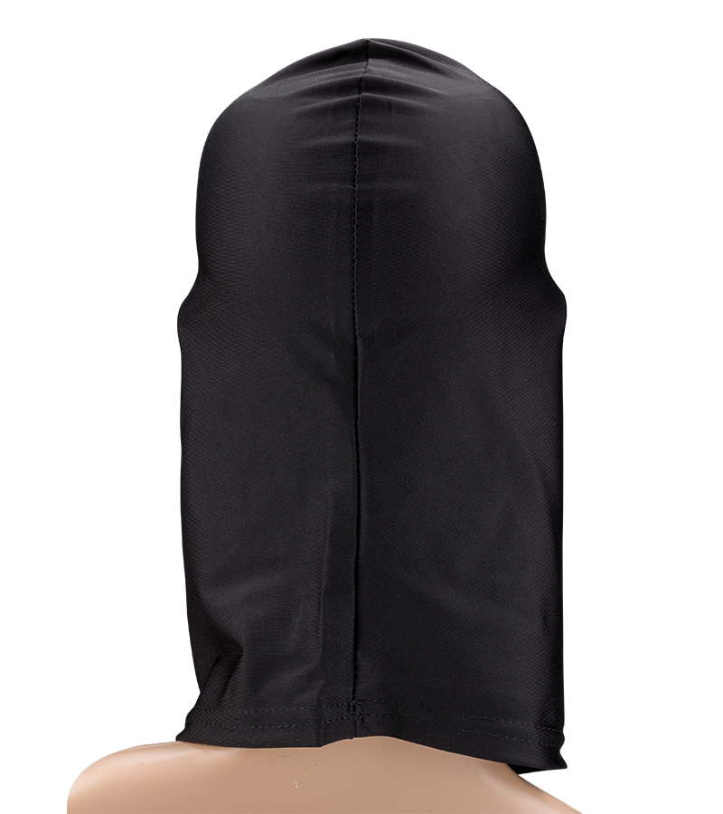 BDSM hood with large eye opening