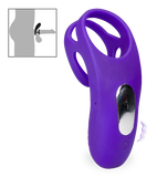 Bora clit-stimulating double cock ring