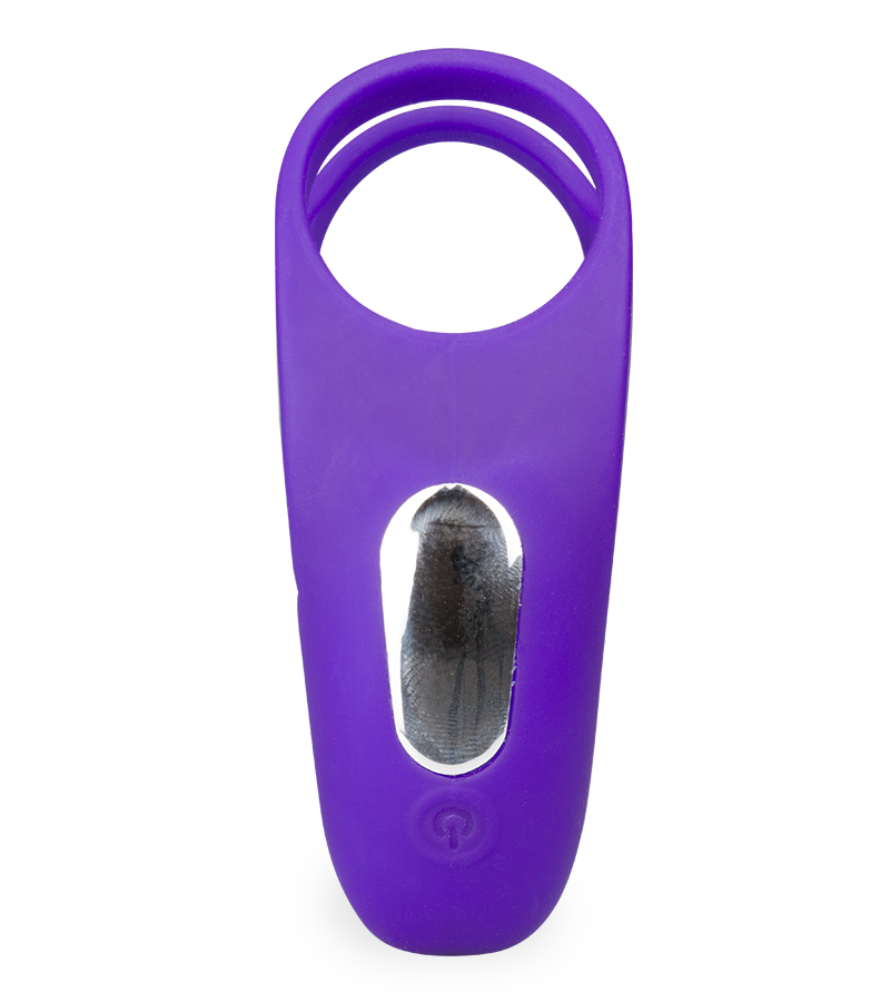 Bora clit-stimulating double cock ring