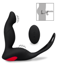 Load image into Gallery viewer, Delight prostate stimulator and double cock ring