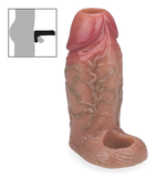 Dorian realistic liquid silicone cock sleeve 4.50 inches