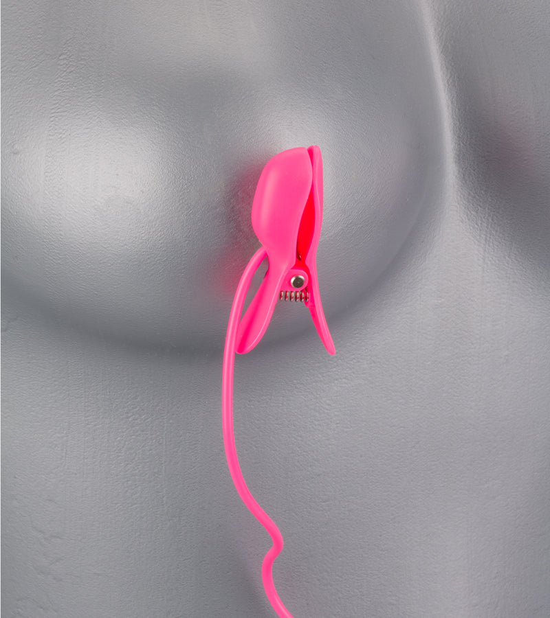 Electro-shock nipple clamps