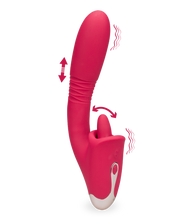 Load image into Gallery viewer, Flore oral sex thrusting rabbit vibrator