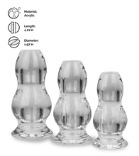 Load image into Gallery viewer, Glyp set of 3 tunnel anal plugs