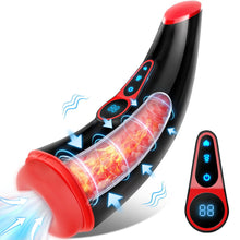 Load image into Gallery viewer, Powerful Sucking &amp; Vibrating Heating Male Masturbator