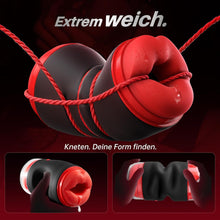 Load image into Gallery viewer, 9 modes of male electric masturbator: licking, sucking, vibration, oral sex, transparent pocket-style vagina, couple's sex toy