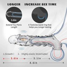Load image into Gallery viewer, Double Signal Vibrating Penis Sleeve Cock Ring