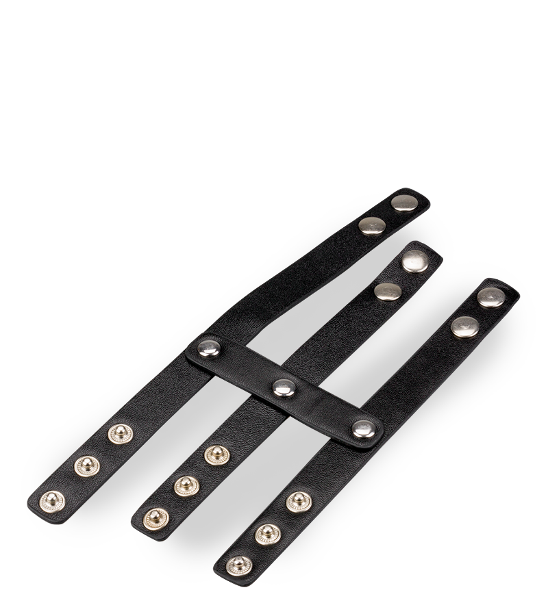 Leather penis cage