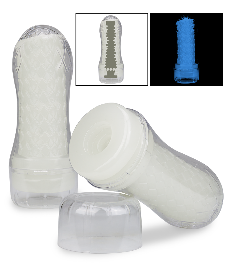 Lumino glow-in-the-dark textured masturbator
