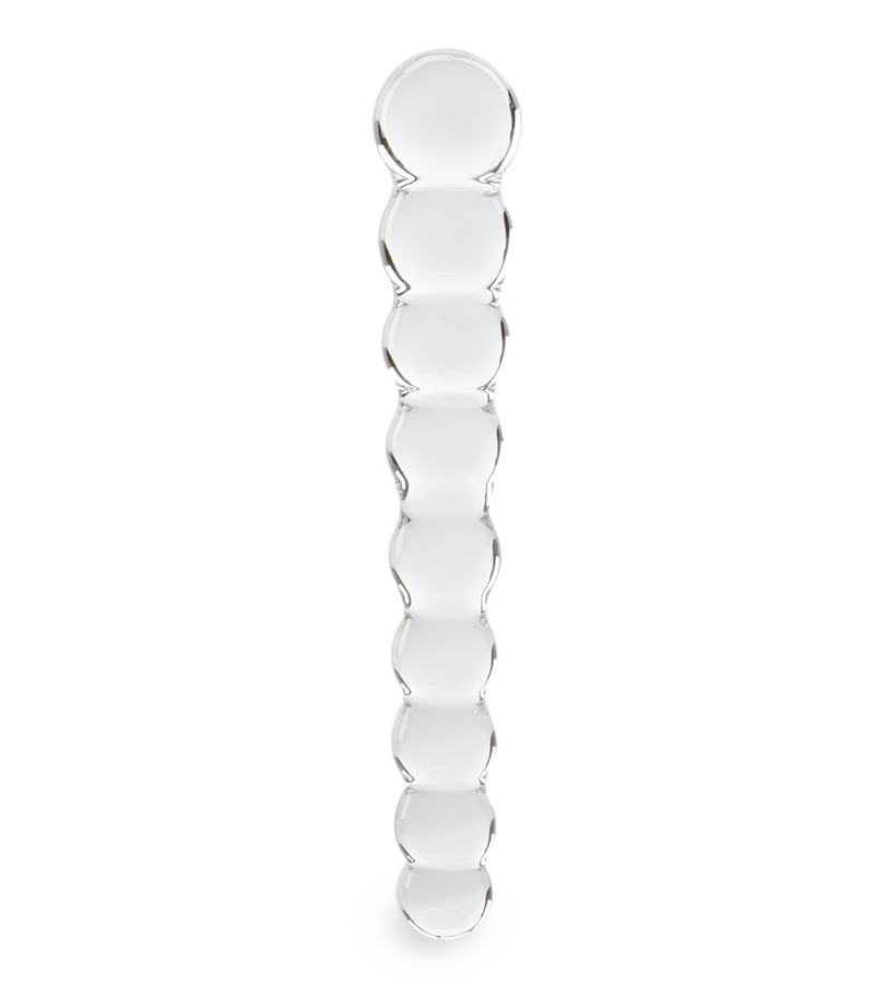 Meteor glass anal beads