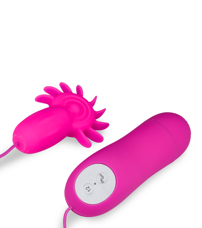 Multi-tongue clit stimulator