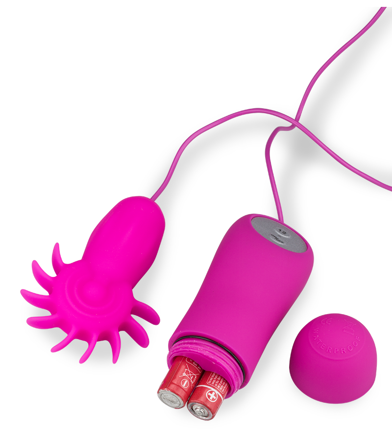 Multi-tongue clit stimulator