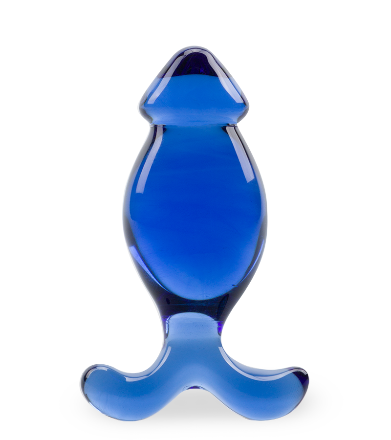 Ocean glass butt plug