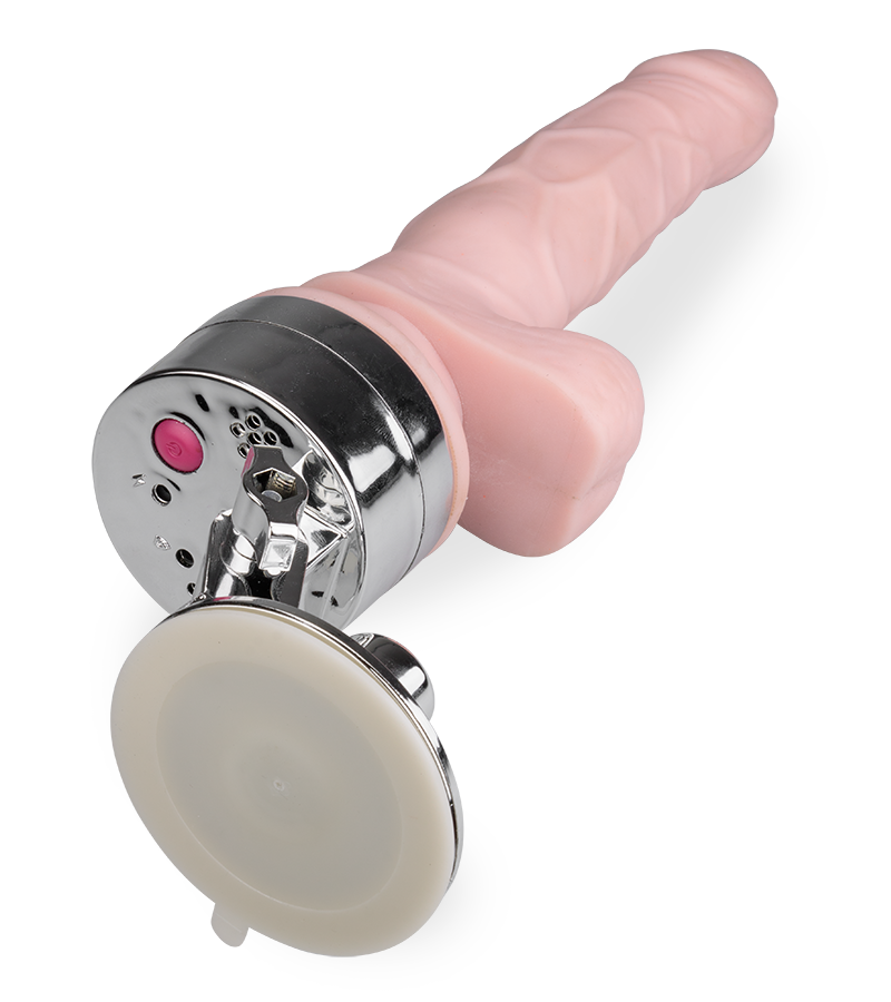 Realistic powerful suction-cup super dildo