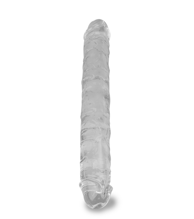 Roller flexible double ended dildo