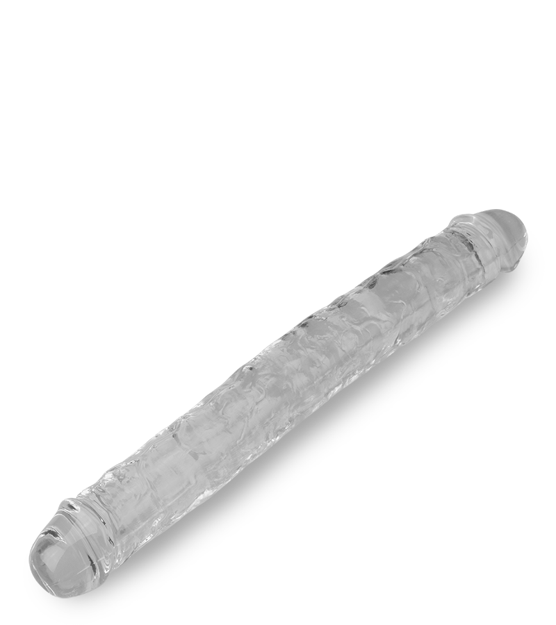 Roller flexible double ended dildo