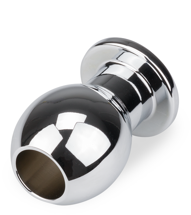 Rosebud hollow anal plug