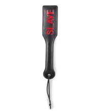 Load image into Gallery viewer, Slave faux leather BDSM paddle
