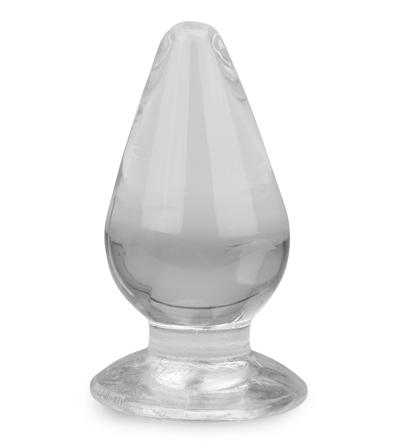Softy clear suction cup anal plug